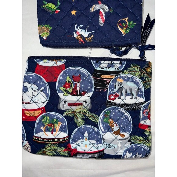 Vera Bradley NWT Cosmetic Trio in Snow Globes (RETIRED PATTERN) #218 - Picture 5 of 5